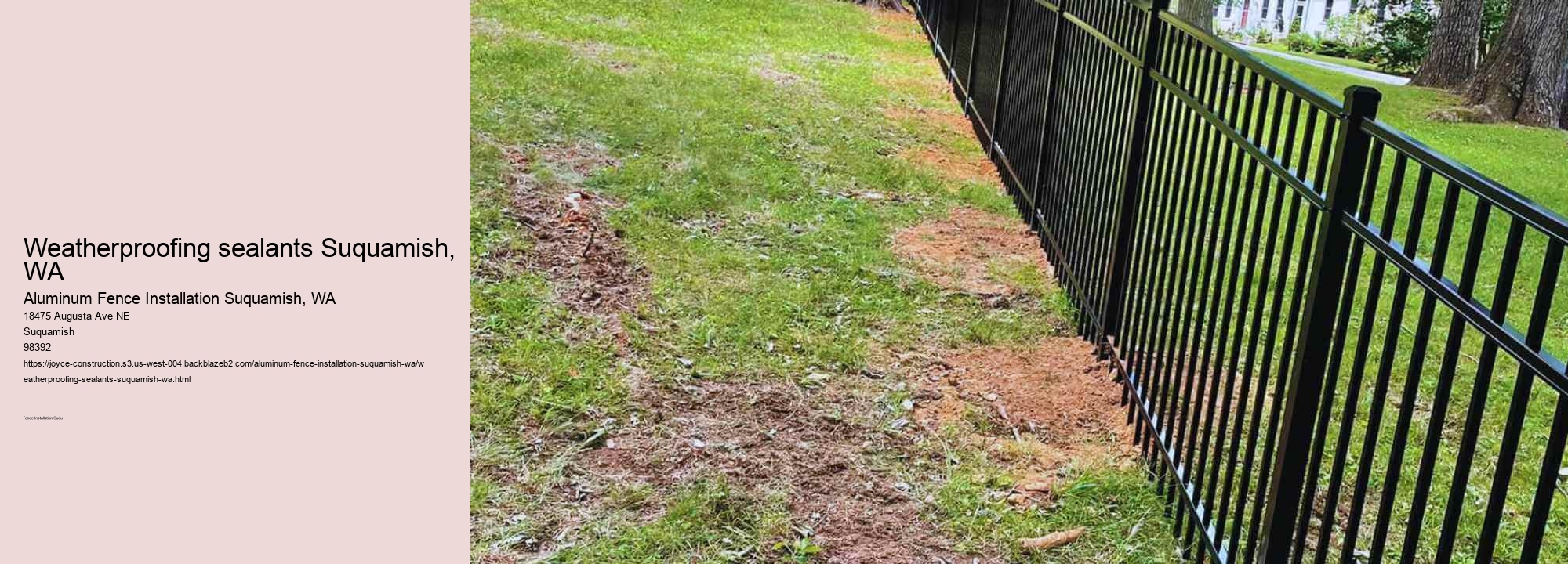 Weatherproofing sealants Suquamish, WA